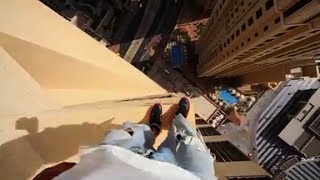 Dubai building jump will take your breath away