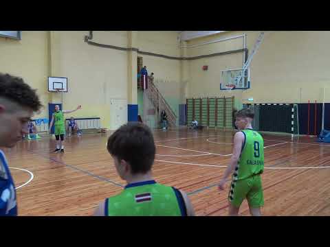 LJBL U19 Salaspils SS - BJBS Rīga/DSN 54:72 [16.04.23.]