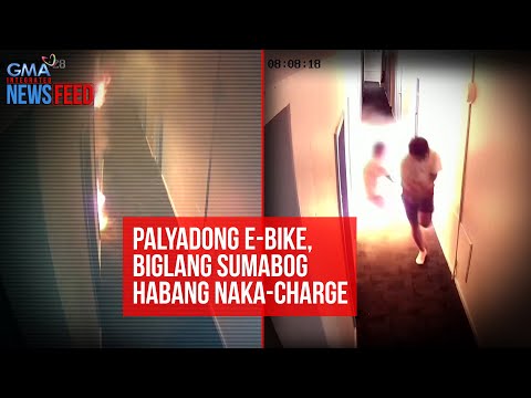 Palyadong e-bike, biglang sumabog habang naka-charge GMA Integrated Newsfeed