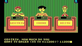 DOS Game: Jeopardy! Sports Edition (1990 GameTek, Inc.)