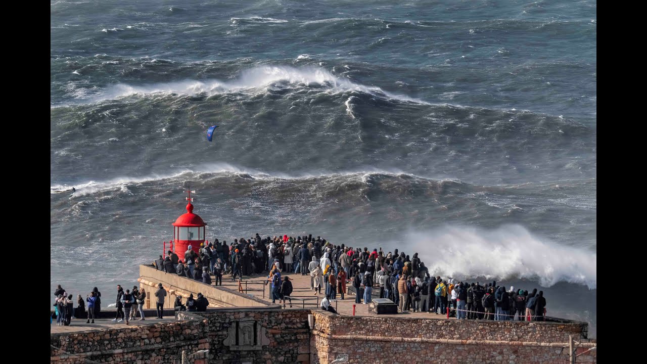 Nazare 2024 Kitesurfing | Full Session Recap