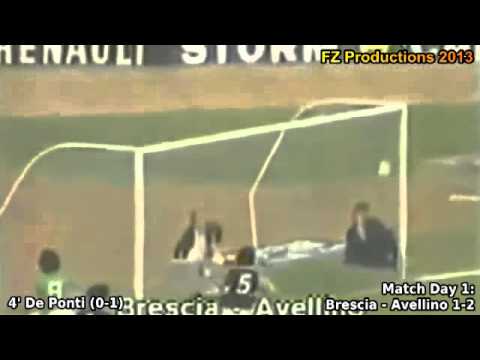 Serie A 1980-1981, day 1: Brescia - Avellino 1-2 (De Ponti goal)