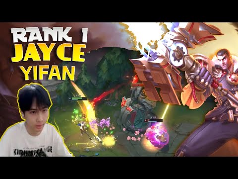 JayceKing YiFan Rank 1 Jayce vs Riven