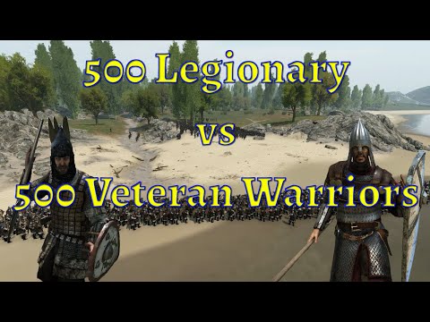 500 Legionary vs 500 Sturgian Veteran Warriors | Mount & Blade Bannerlord