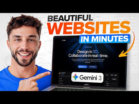 How I Build Beautiful $5,000+ Websites in Minutes with AI (Gemini 3 Tutorial)