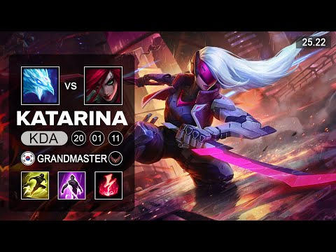 Katarina vs Anivia Mid - KR Grandmaster - Patch 25.22 Season 15