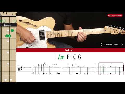Ghost Guitar Cover Justin Bieber 🎸|Tabs + Chords|