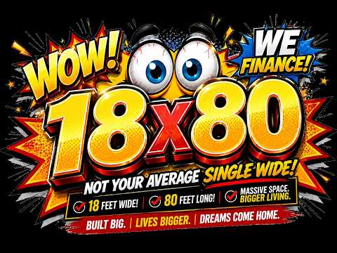 Massive 18x80 Manufactured Home - Brand New 2027 Signature Series "The Titan" - Clayton Built