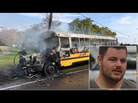 Madison Township man helped students escape school bus fire