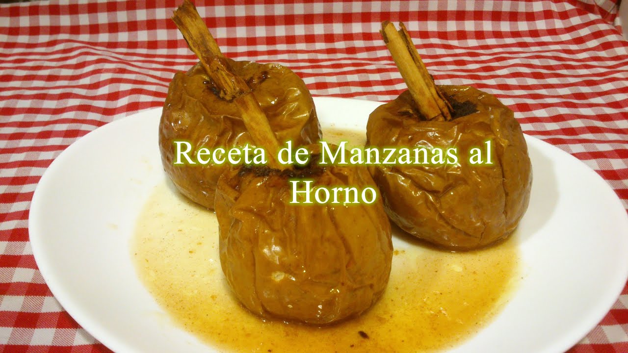 Cómo hacer Manzanas al Horno receta fácil