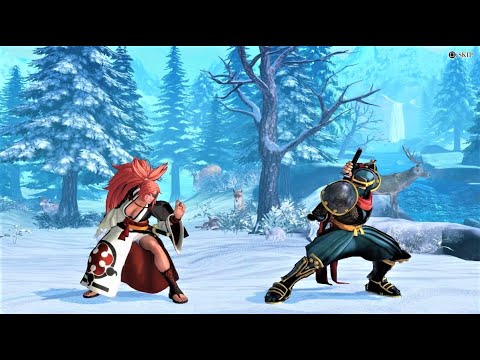Baiken vs Hattori Hanzo (Hardest AI) - Samurai Shodown