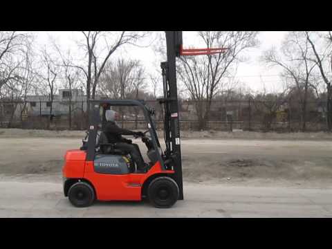 2004 TOYOTA 7FGU25 (TEST DRIVE)