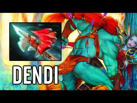 Mid Carry Huskar With Hurricane Pike - Dendi Dota 1440p