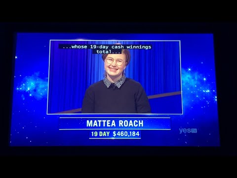 Jeopardy, intro - Mattea Roach DAY 20 (5/2/22)
