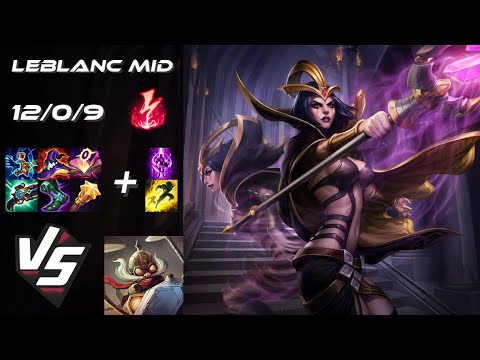 MID LeBlanc vs Corki - EU Challenger Patch 14.13