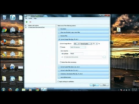 Trigger Folder Actions in Windows