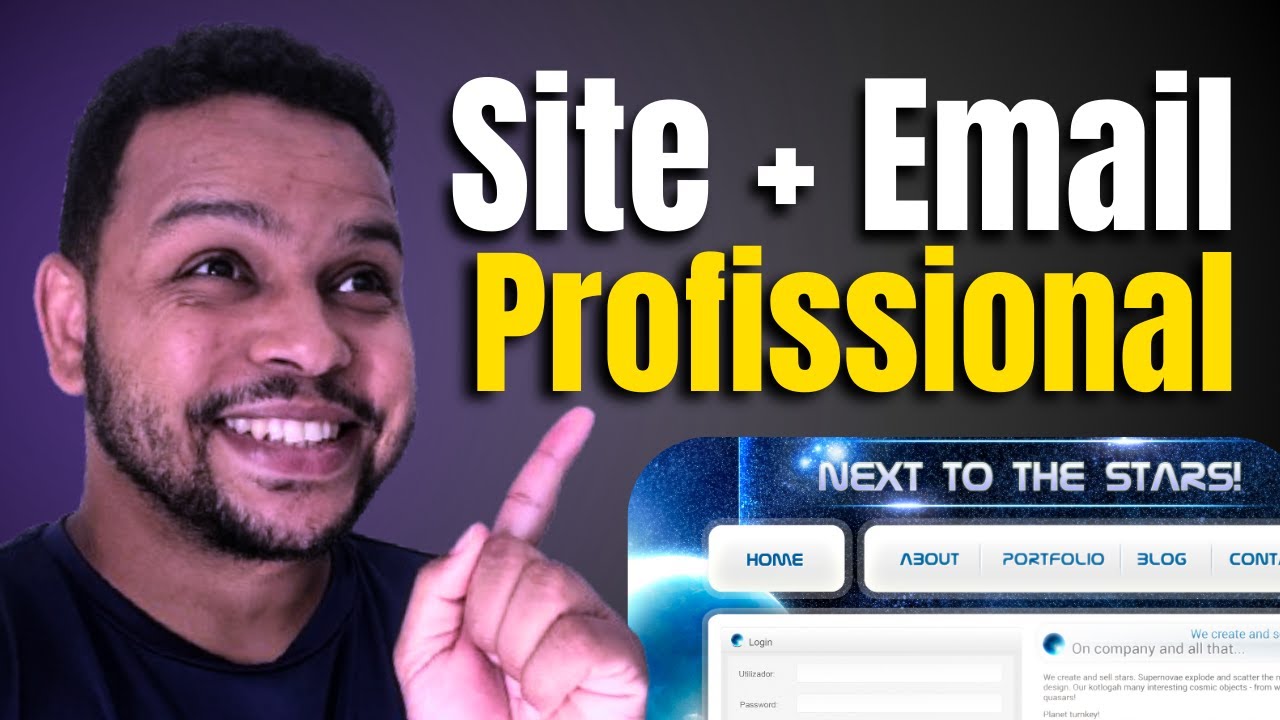 Como Criar um Site Profissional- Estrutura Própia | E-mail Profissional!