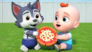 Você pode compartilhar a pizza? | Compartilhar é cuidar | Leo em Português - Canções Infantis