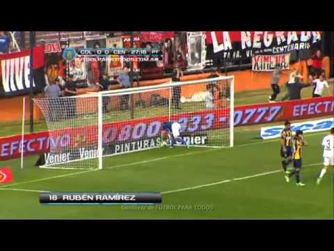 Gol de Rubén Ramírez Colón 1-0 Central Domingo
