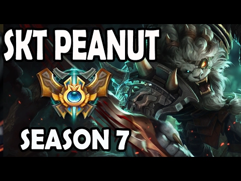SKT T1 Peanut plays RENGAR Jungle vs A Korean MASTER LEE SIN