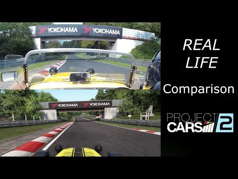 Comparison: Project Cars 2 Nordschleife vs. Real Life