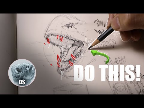 Top 5 Tips for Sketching a Creature's Mouth!