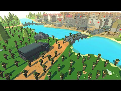 Can 1,000 Soviets Hold the BRIDGE vs 10,000 GERMAN ARMY!? - Ancient Warfare 3