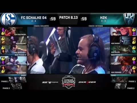 S04 vs. H2K Highlights   EU LCS Summer Week 5 Day 1   FC Schalke 04 vs H2K W5D1 Highlights
