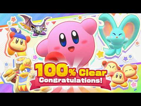 WE 100% COMPLETED KIRBY AND THE FORGOTTEN LAND!!! (Bro and Sis)