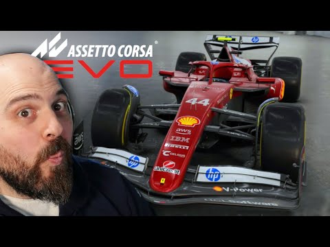 Proviamo la FERRARI SF-25 su Assetto Corsa EVO