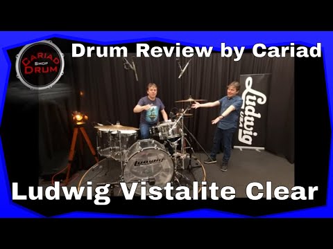 Drum Review from cariad Drums. The Ludwig Vistalite Clear 2022