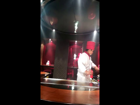 Angel and Errol Benihana Chelsea Teppanyaki routine