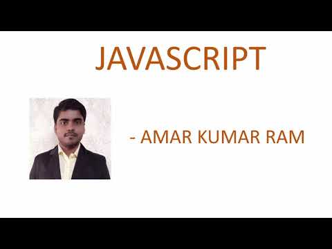 1 Javascript Tutorial Introduction Javascript Es5es6 Amar Kumar Ram