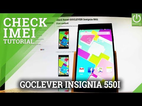 IMEI in GOCLEVER Insignia 550i - How to Read IMEI & Serial Number