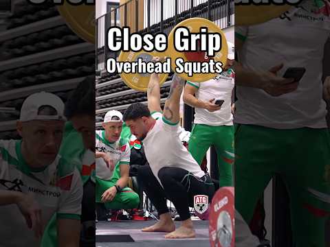 Close Grip Overhead Squats - Barefoot Edition with Karlos Nasar #weightlifting #mobility