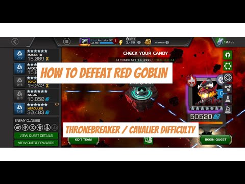 How to Defeat Red Goblin Thronebreaker/ Cavalier Difficulty, please subscribe