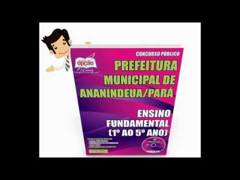 Apostila Concurso Ananindeua 2015 - Professor de Ensino Fundamental (Até 5º ano)