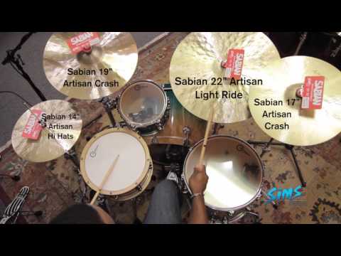 Sims Music Sabian Artisan Cymbal Demo