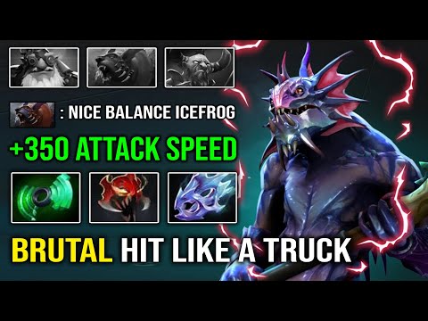 Once this Slardar Hit You There's Zero Chance of Running | WTF +350 Attack Speed Moon Shard Dota 2