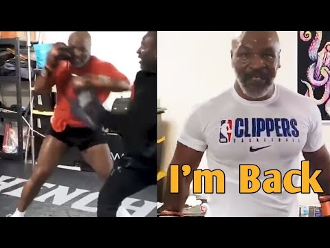 MIKE TYSON   COMEBACK TRAINING 🔥  💪 CLIPS COMPILATION 🔥 TYSON AT AGE 53 ON THE PADS 🔥