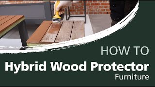 How to oil your outdoor furniture with the Hybrid Wood Protector 