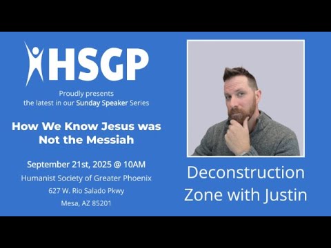 Sunday Speaker: Deconstruction Zone with Justin