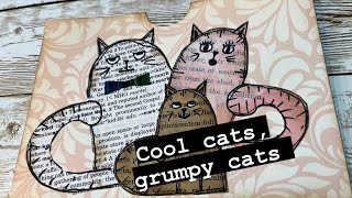 Fun WHIMSICAL CATS you’ll absolutely ❤️ ~ #junkjournalideas
