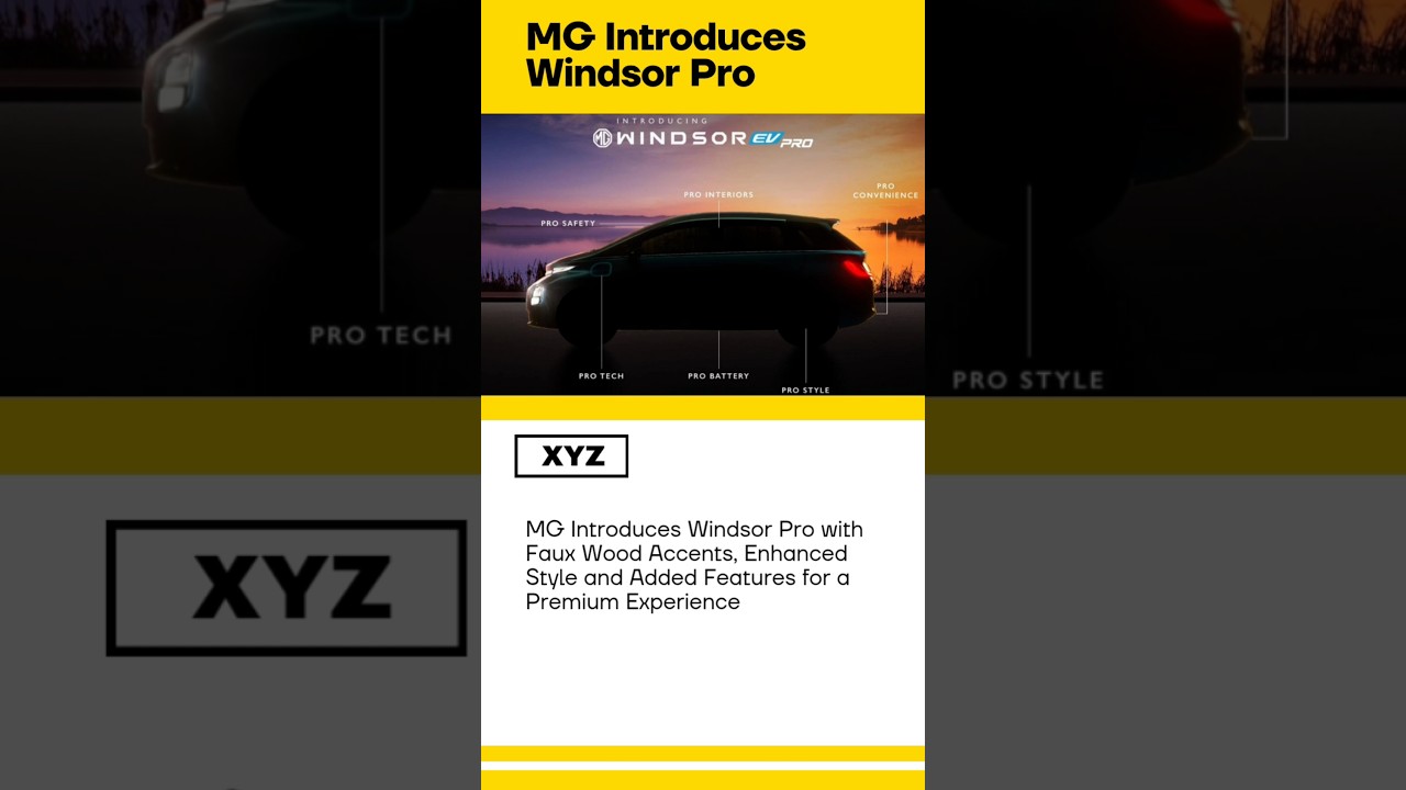 MG Windsor Pro Revealed