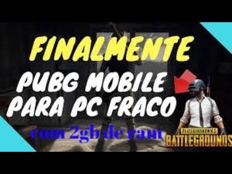 TUTORIAL -COMO RODAR , PUBG -MOBILE , EM PC SUPER FRACO