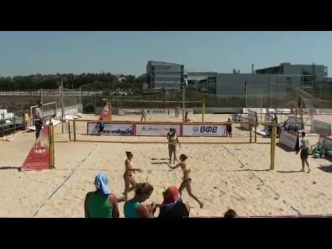 07 Beach volleyball Russia Championship 2015 Abalakina Dabizha and Kochetkova Tsyganova