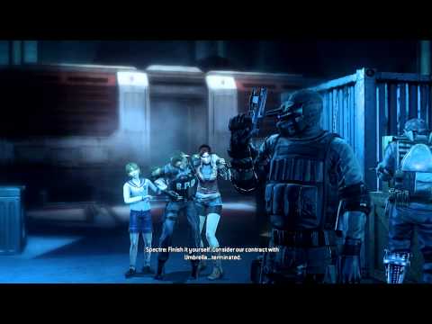 Resident Evil: Operation Raccoon City all cutscenes - Against Umbrella (Spectre) [Ending]