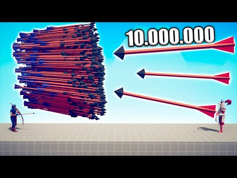 10.000.000 DAMAGE ARCHER vs EVERY GOD - TABS | Totally Accurate Battle Simulator 2023