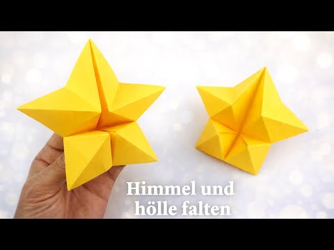 Himmel und hölle falten - Schnappi basteln - Basteln mit papier | DIY Bastelideen