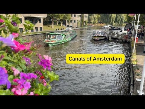The canals of Amsterdam